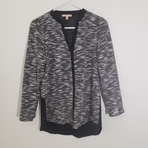 Gibson Latimer Herringbone Combo Sweater Black White‎ Size Small